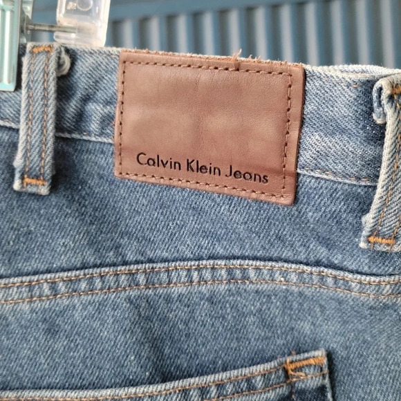 Calvin Klein  Jeans Men's Easy Fit Size 40 Blue Denim - Picture 9 of 11